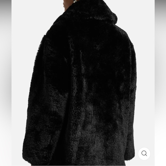 FREE PEOPLE Kate Double-breasted Faux-fur Coat - Picture 3 of 15